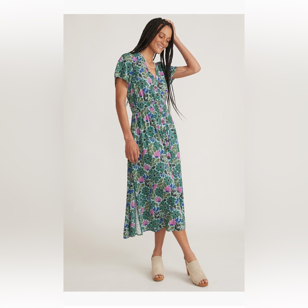 Marine Layer midi floral Annika dress - Picture 2 of 6